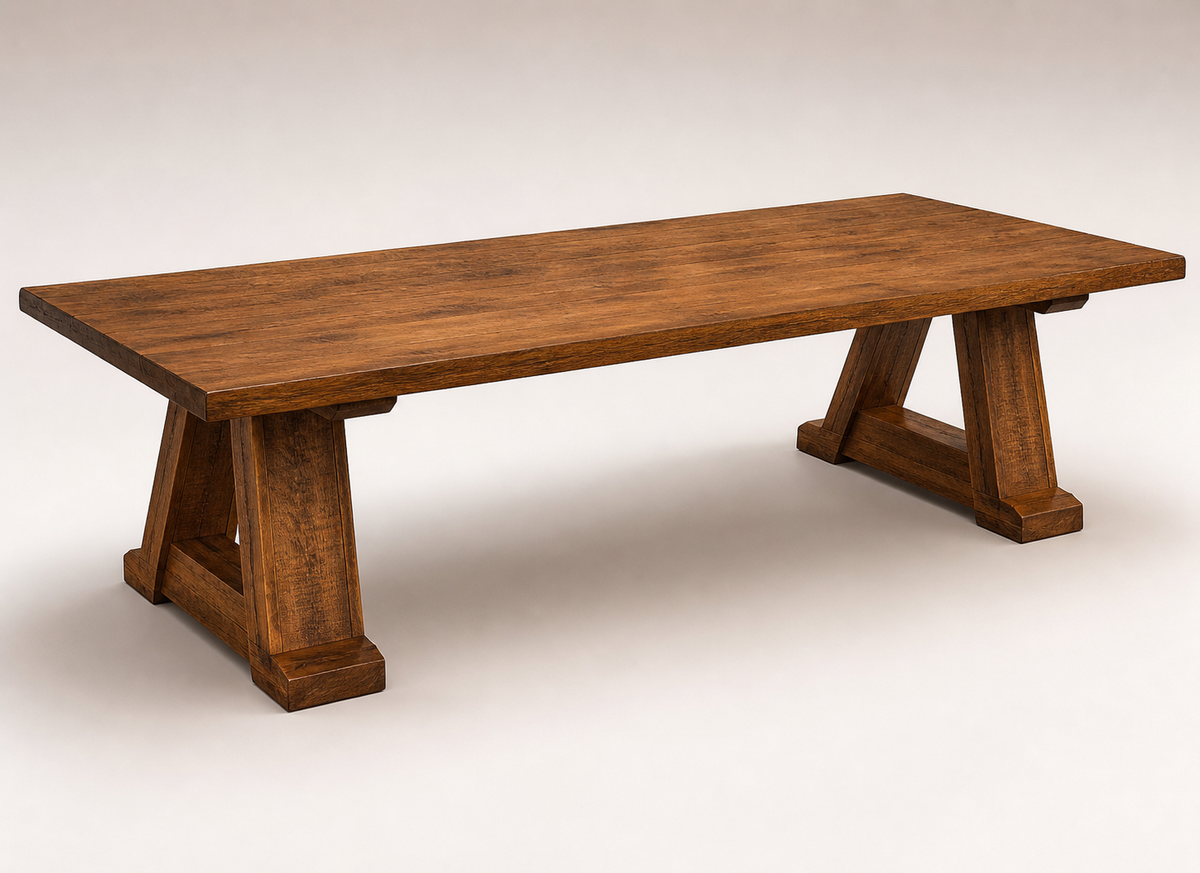 Antique Painted Oak Table