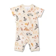 CANYON-WRAP FRONT ROMPER-3/6M