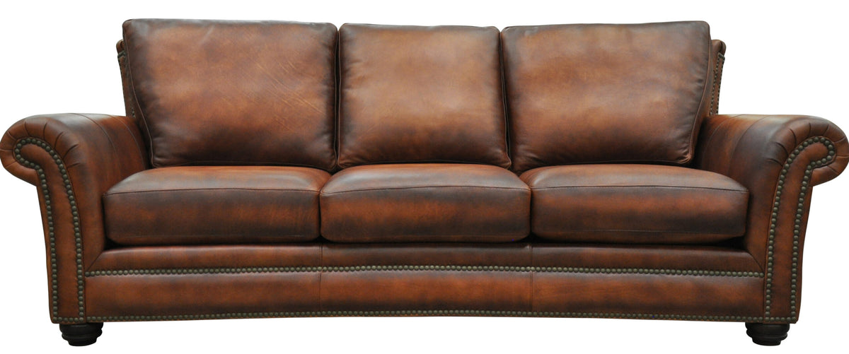 Kaymus 3 Cushion Leather Sofa