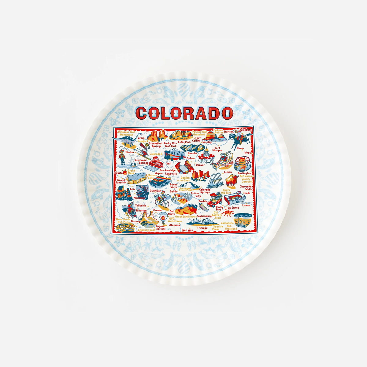 Colorado Melamine Plate