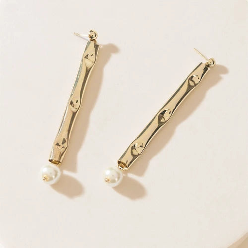 Gilded Calm Earrings in Solar Gold