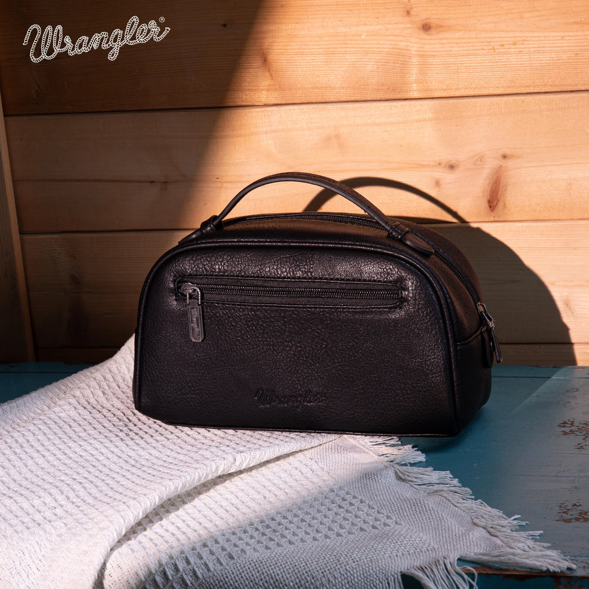 WG145 -190 Wrangler Embroidered Multi Purpose/Travel Pouch