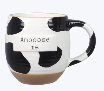 CERAMIC COW MUG