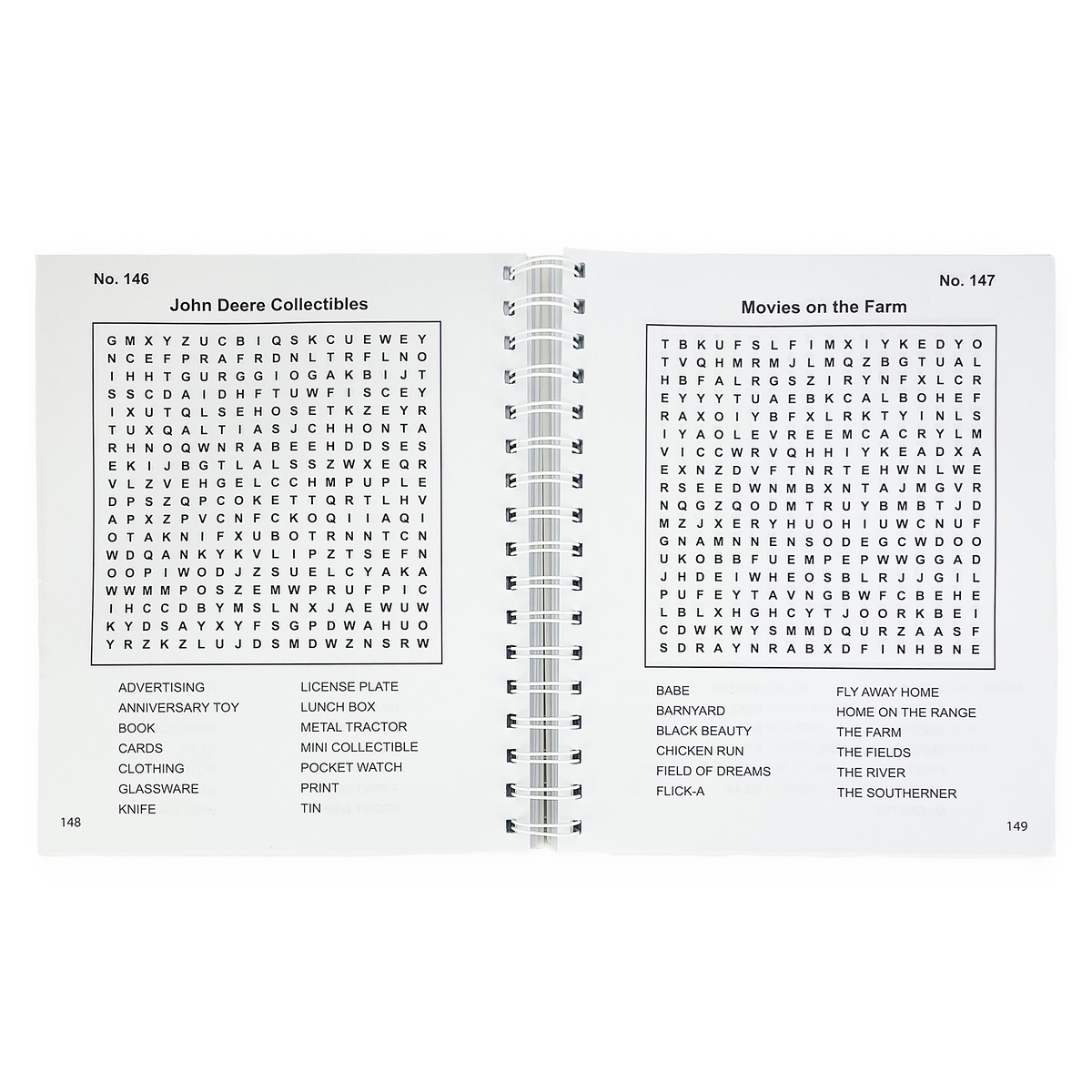 John Deere Adult Word Search Puzzle Book – LOREC Ranch Home Furnishings