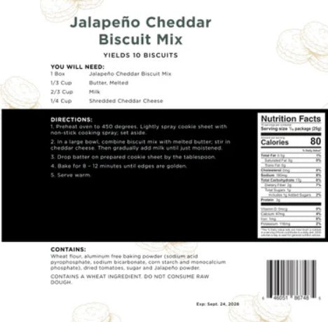 Jalapeño Cheddar Biscuit Mix