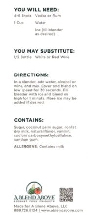 Piña Colada Drink/Wine Mix