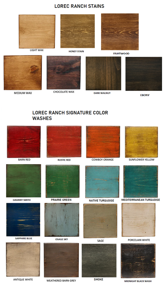 Signature Stains,  Waxes and Color Washes