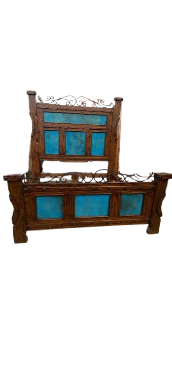 Yugo King Bed with Copper