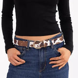 Animal Print Belt w/ Lt. Gold Hardware | BELT2907