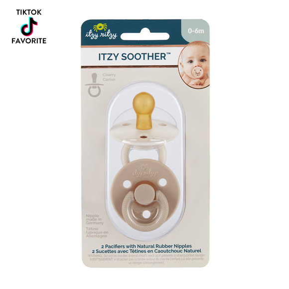 *NEW SIZE* Itzy Soother™ Natural Rubber Paci Sets