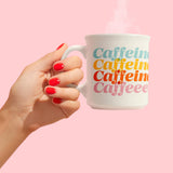 Dolly Parton Mug, CAFFEINE CAFFEINE, 16-Ounce Ceramic