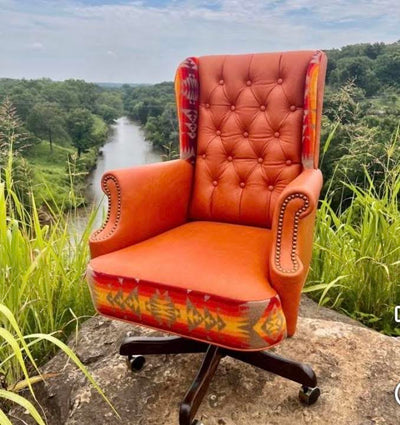 Southwest Collection Tufted Wingback Office Chair