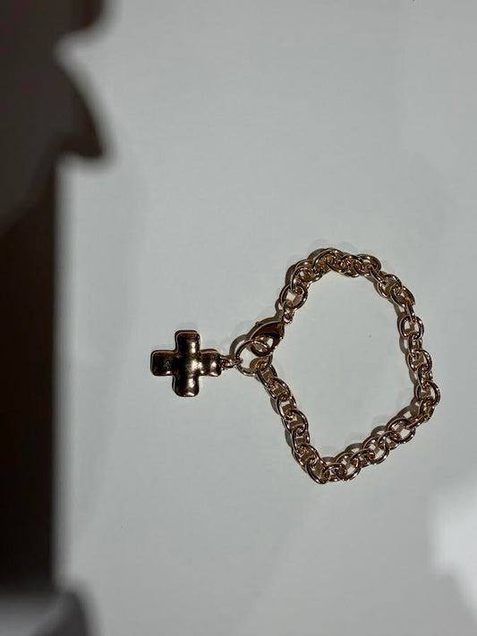 Chantilly Square Cross Bracelet