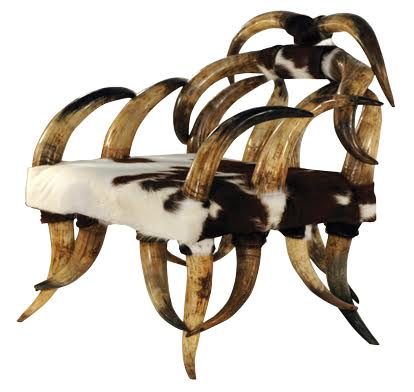 Viking Horn Chair
