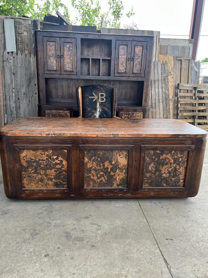 Modern Copper Desk
