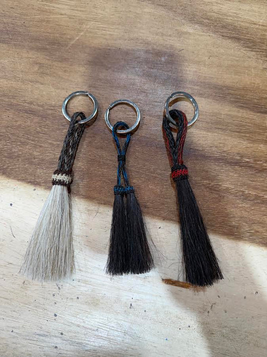 Horse Hair Tassel Keychain