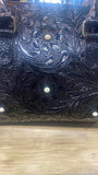 Tooled Leather Speedy Bag