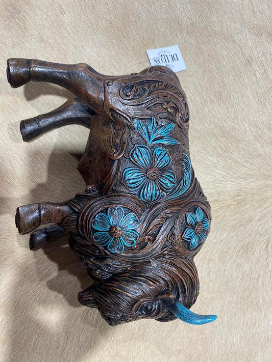 Tooled Flower Bison