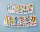 Oklahoma Embroidered Pillow - Angela Staehling