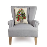 Western Christmas Tree Hook Pillow - Mary Lake Thompson