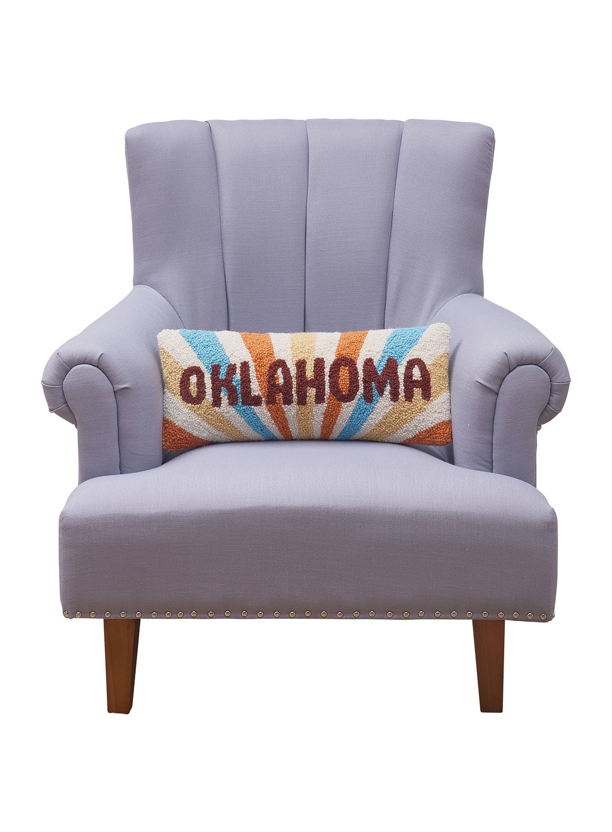 Oklahoma Hook Pillow #2