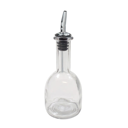 10 oz Clear Glass Bottle with Pourer