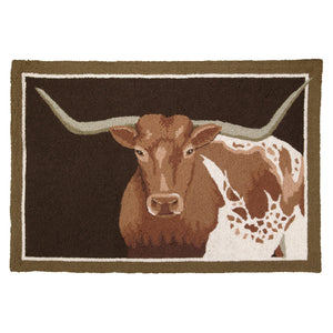Longhorn Hook Rug - Mary Lake Thompson