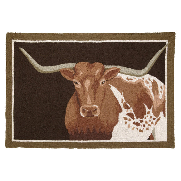 Longhorn Hook Rug - Mary Lake Thompson