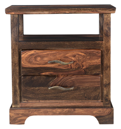 Riviera E. Live Edge 2 Drawer Nightstand