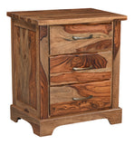 Riviera E Live Edge Nightstand 3 Drawer