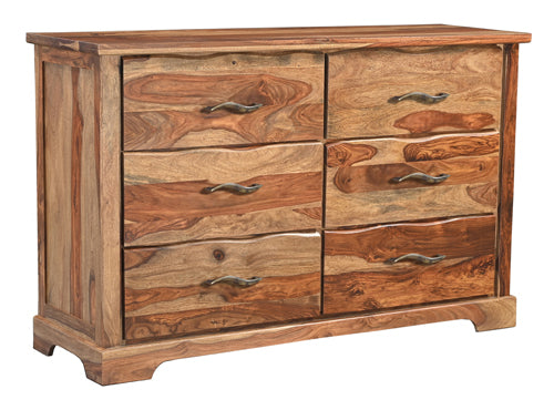 Riviera E. Live Edge 6 Drawer Dresser