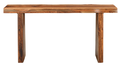 Riviera E. Live Edge Console Table - Wood Legs