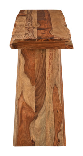 Riviera E. Live Edge Console Table - Wood Legs