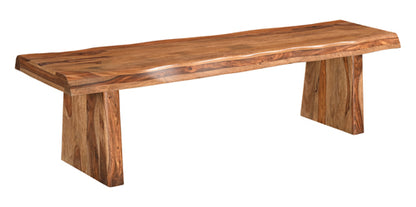Riviera E. Live Edge Dining Bench