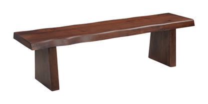 Riviera E. Live Edge Dining Bench