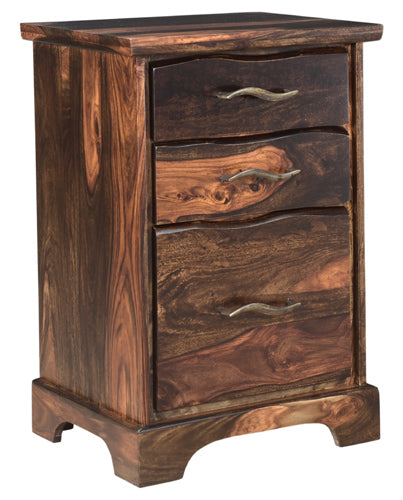 Riviera E. Live Edge Filing Cabinet