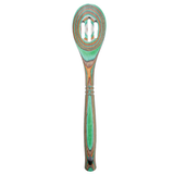 12" Mint Pakka Slotted Spoon