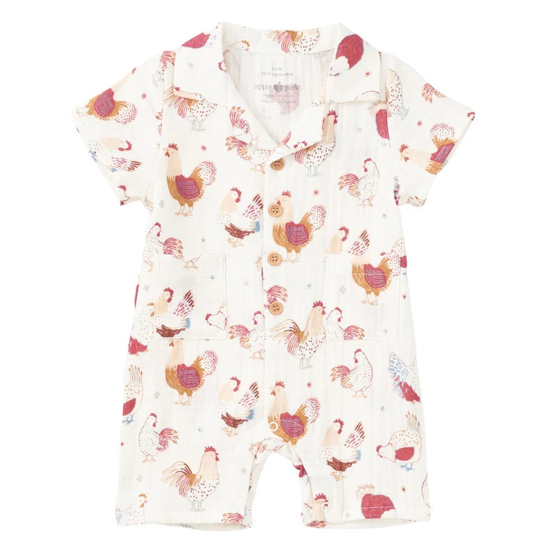 Muslin Cabana Romper-6/12M