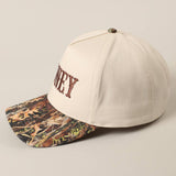 HONEY Lettering Embroidery Camo Two-Tone Cap