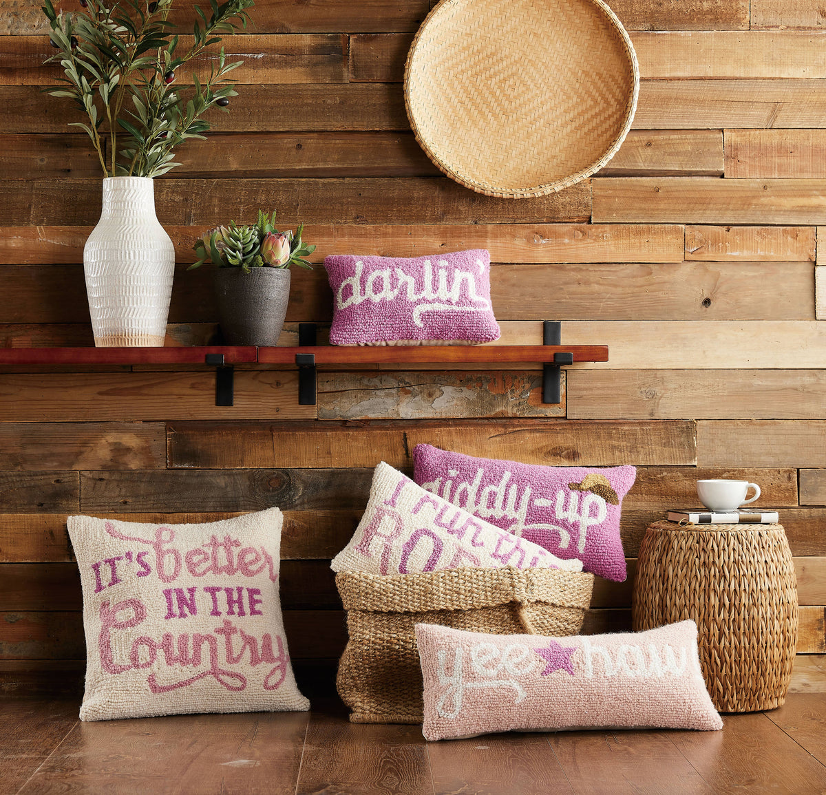 Giddy Up Hat Hook Pillow
