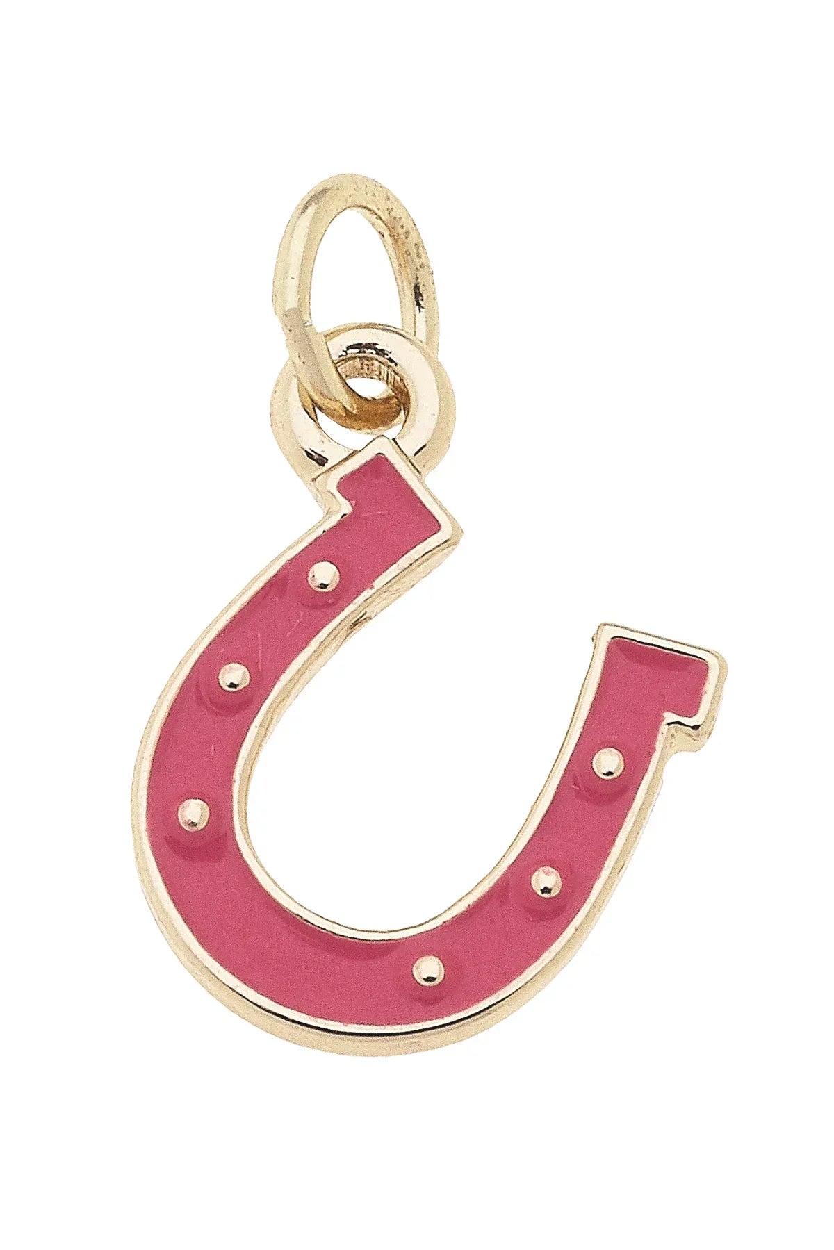 Enamel Horseshoe Charm