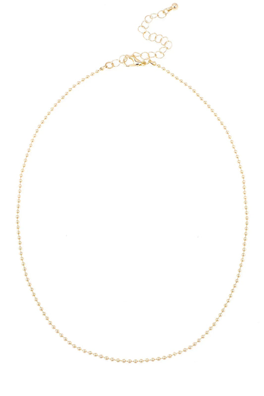 Rory Ball Chain Charm Necklace
