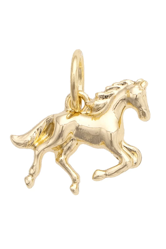 Running Mustang Charm