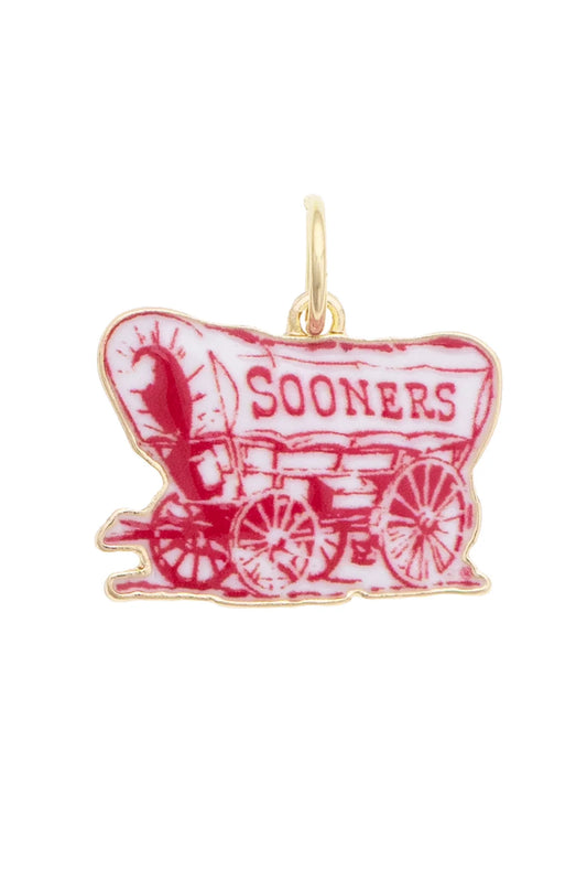 Oklahoma Sooners Enamel Mascot Charm