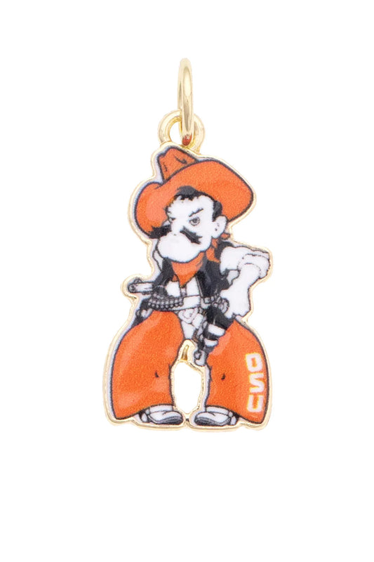 Oklahoma State Cowboys Enamel Mascot Charm