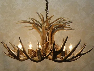 6 Light Mule Chandelier