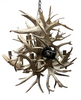 Giant Fireball Whitetail Antler Chandelier
