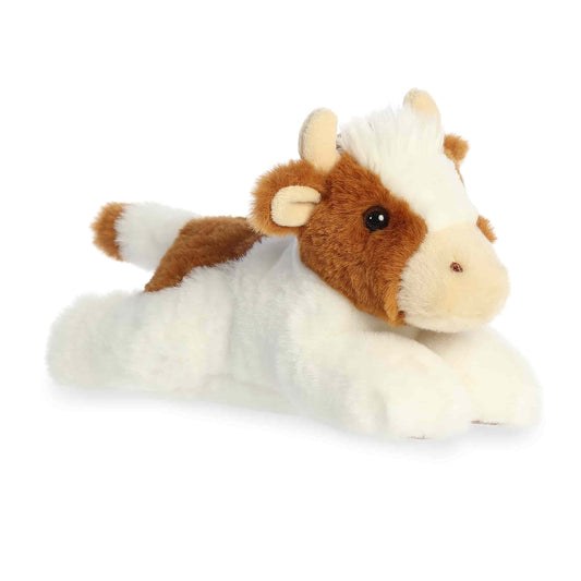 Mini Flopsie - 8" Grazy Guernsey Cow