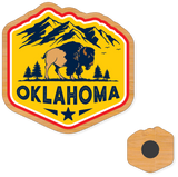 Magnet - Oklahoma Buffalo Badge