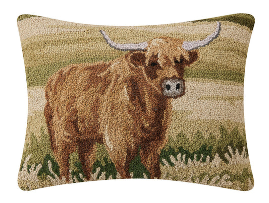 Highland Cattle Hook Pillow